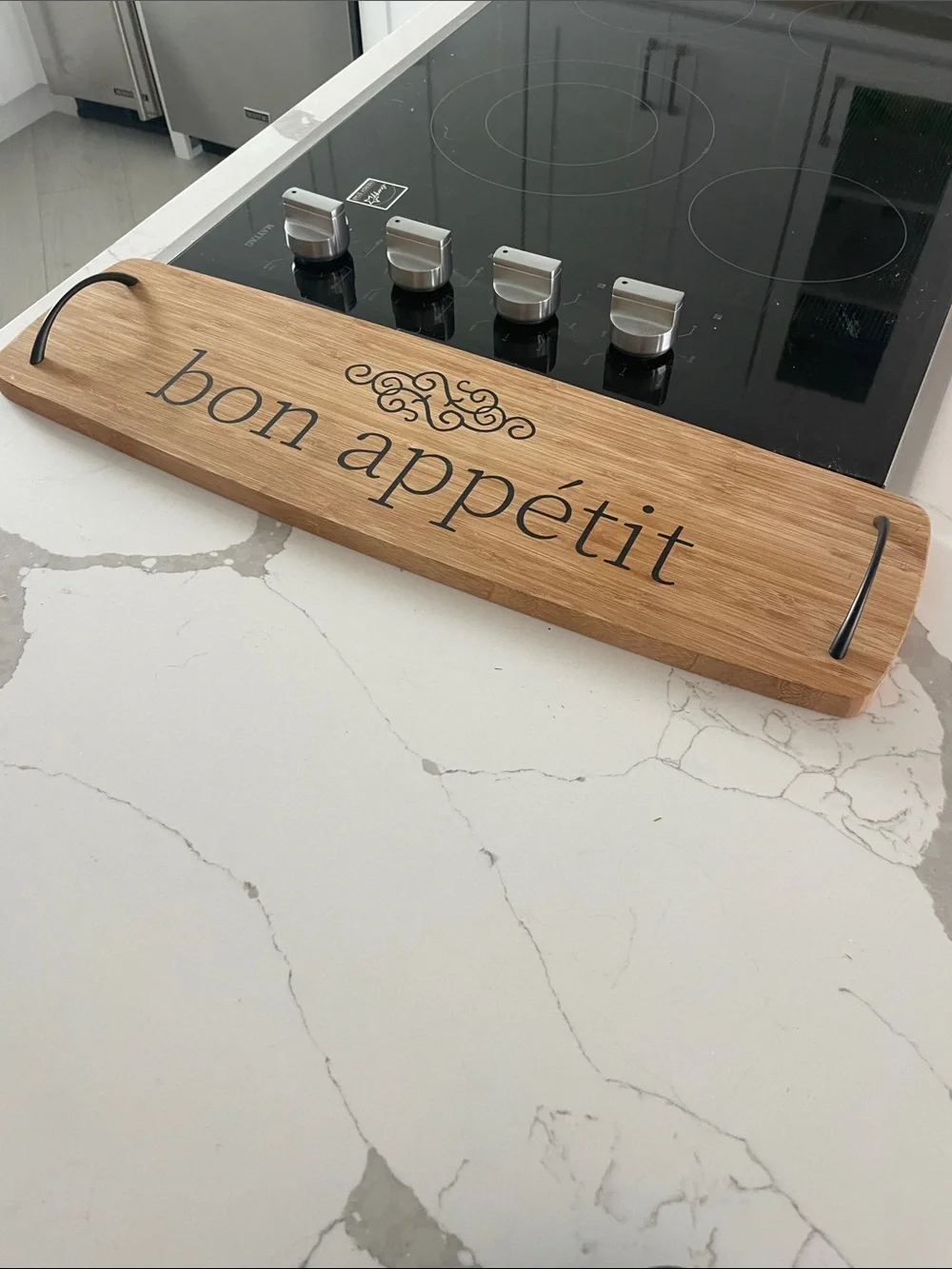 Bon Appétit Bamboo Serving Tray with Handles